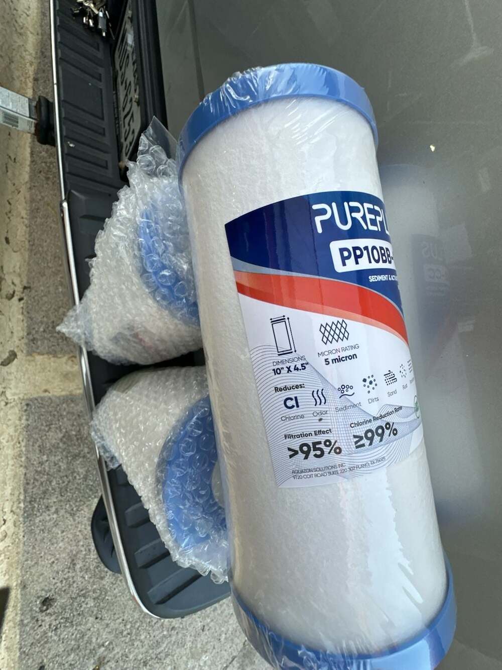 PUREPLUS PP10BB-CC Micron Sediment & Activated Carbon Heavy Duty Water Filter